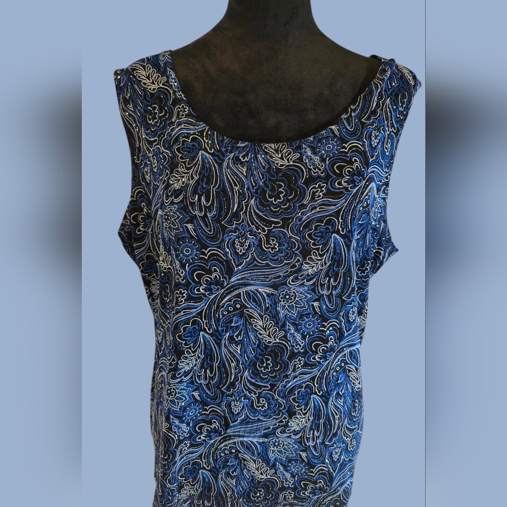 Coldwater Creek XL Glittery Tank